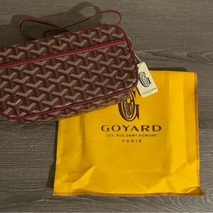 Goyard Burgundy Crossbody Bag